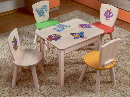 Детский столс ящиком прямоугольный - Боровичи мебель